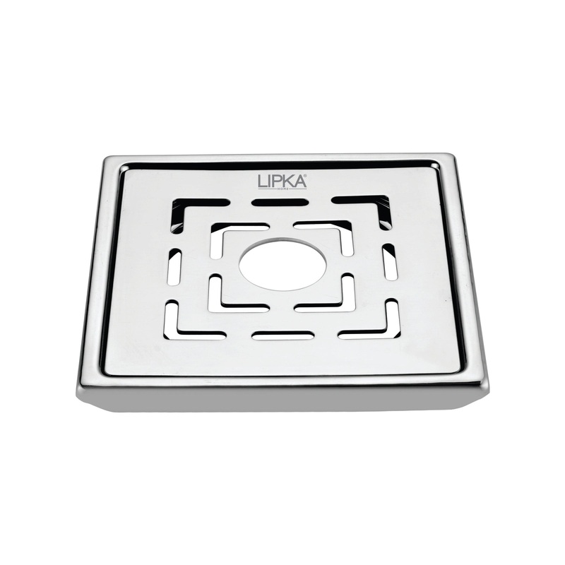 Charlie Deluxe Square Floor Drain (5 x 5) with Hole – LIPKA