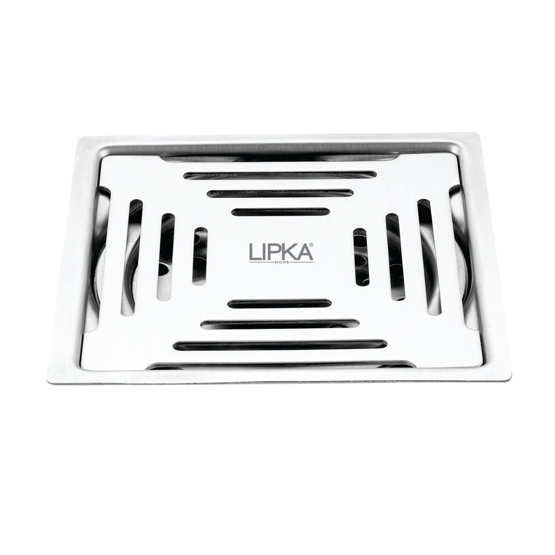 Echo Deluxe Square Flat Cut Floor Drain (6 x 6 Inches) – LIPKA