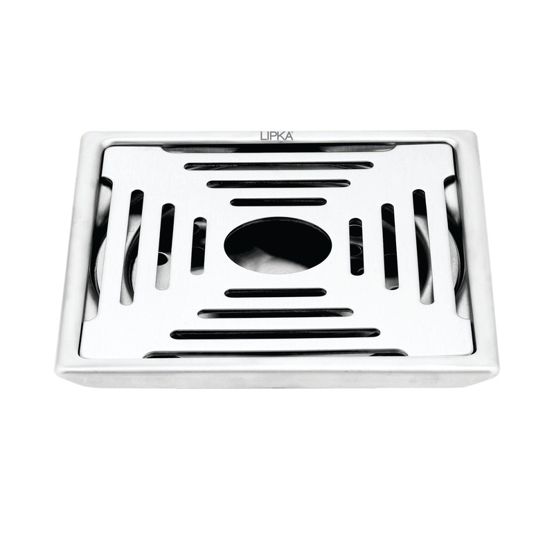 Echo Deluxe Square Floor Drain (6 x 6 Inches) with Hole – LIPKA