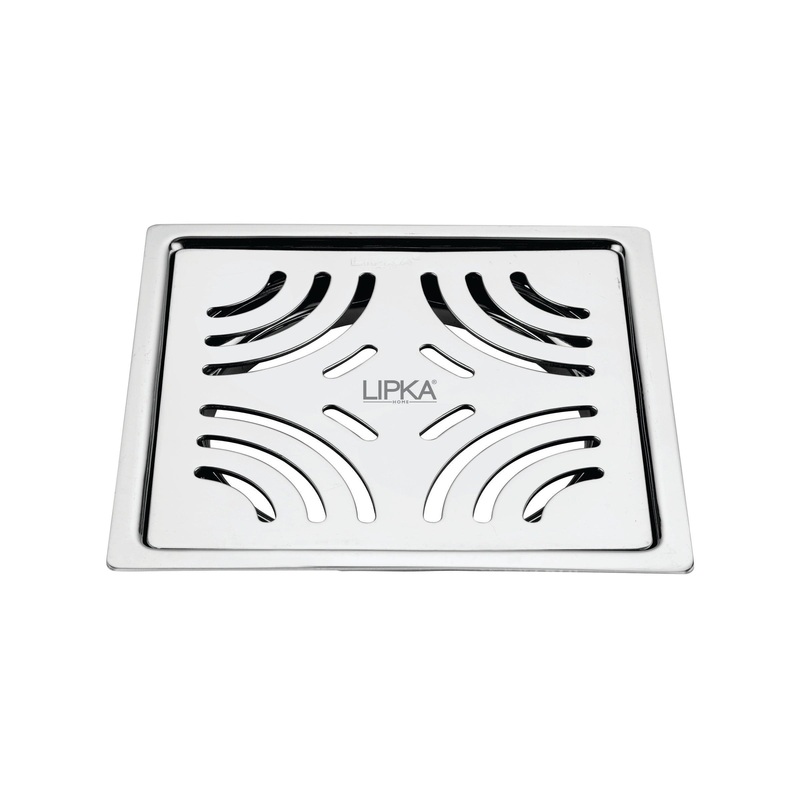 Gamma Deluxe Square Flat Cut Floor Drain (6 x 6 Inches) – LIPKA