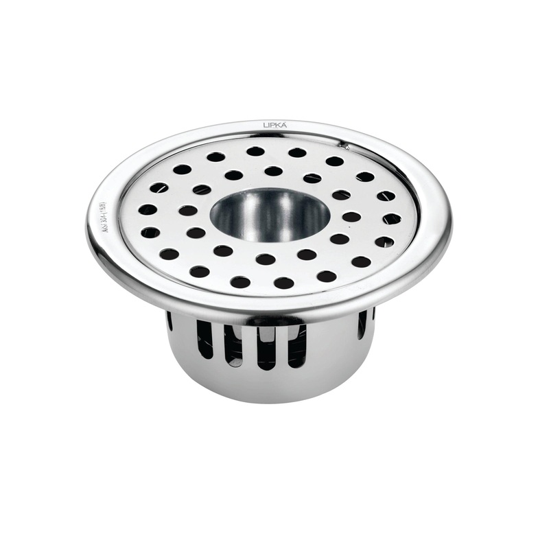 Round Floor Drain (4 inches) with Cockroach Trap & Hole – LIPKA