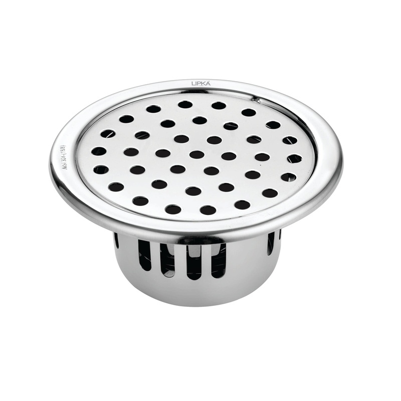 Round Floor Drain (5 inches) with Cockroach Trap – LIPKA