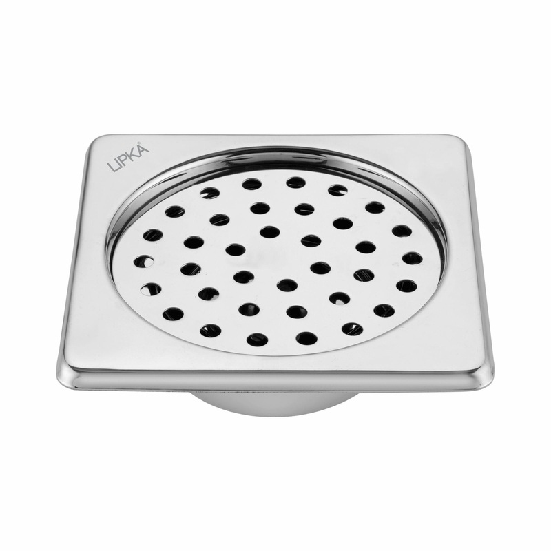 Super Sleek Square Floor Drain (6 x 6 Inches) with Cockroach Trap – LIPKA
