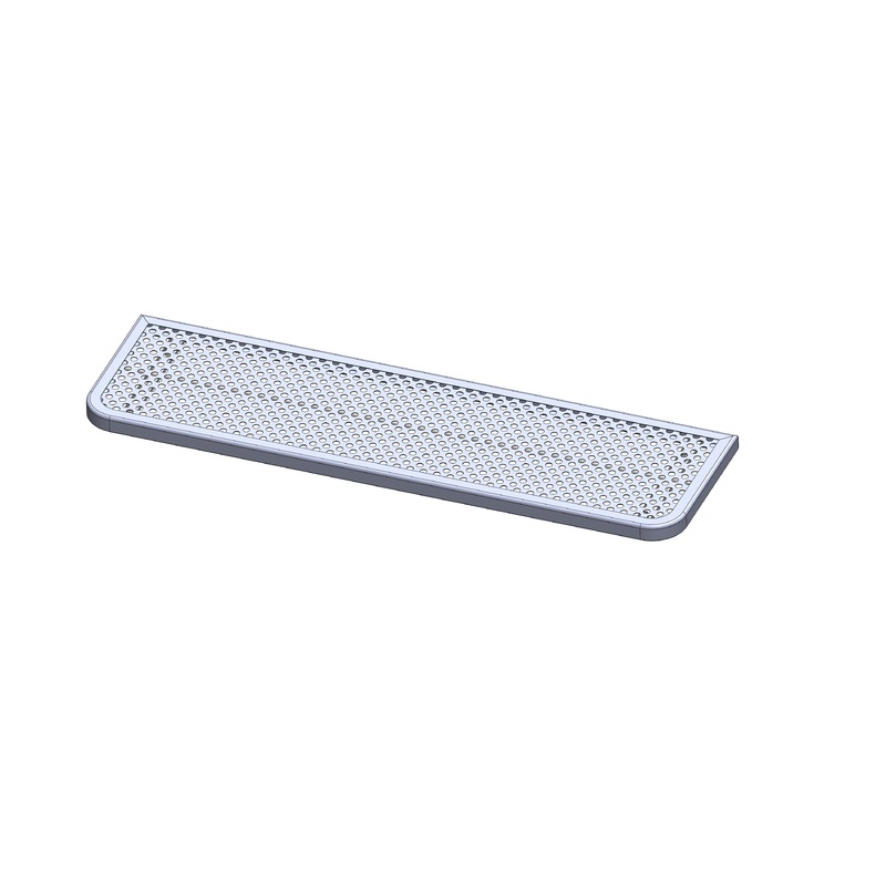 Front Metal Shelf Perforated (3724)