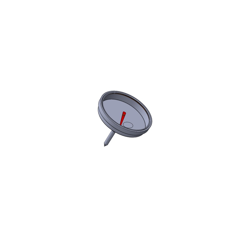 Thermometer W/Wingnut And Washer, 8250