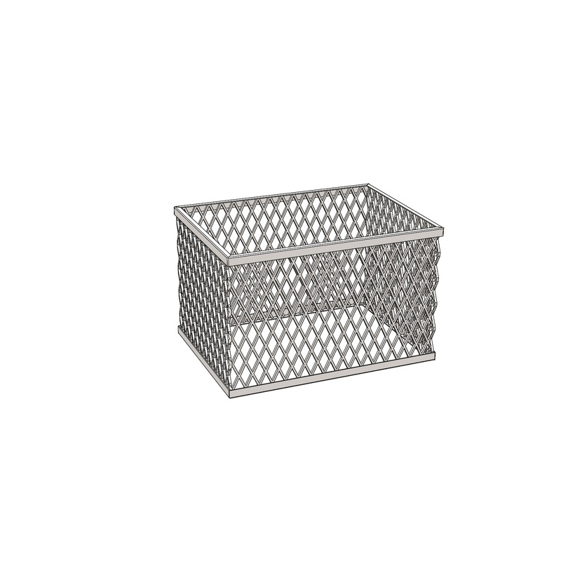 Welded Assembly, Basket, Charcoal