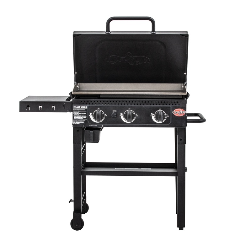 3-Burner Flat Iron Gas Griddle (Black)
