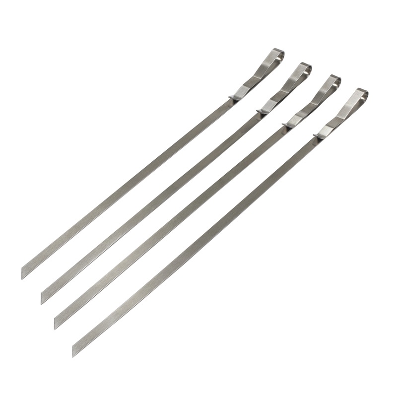 4 Piece Stainless Steel Skewers