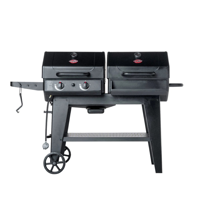 FlexFuel Gas and Charcoal Grill and Smoker