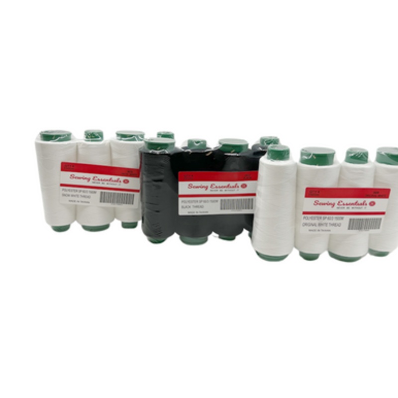 Sewing Essentials Polyester Overlocking Thread  1500m, Pack of 4