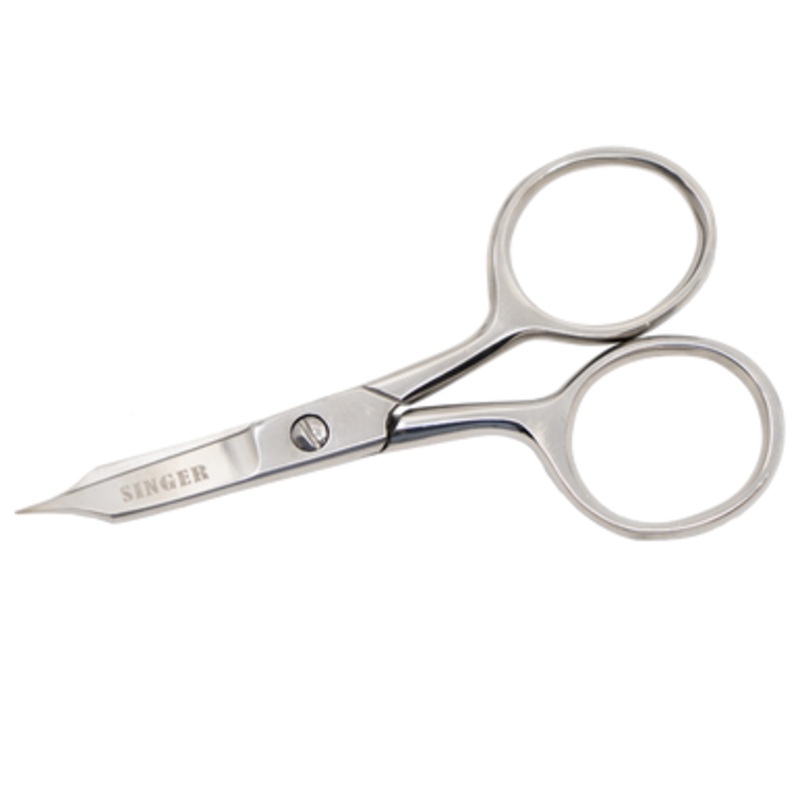 SINGER 4 Curved Microtip Embroidery Scissors