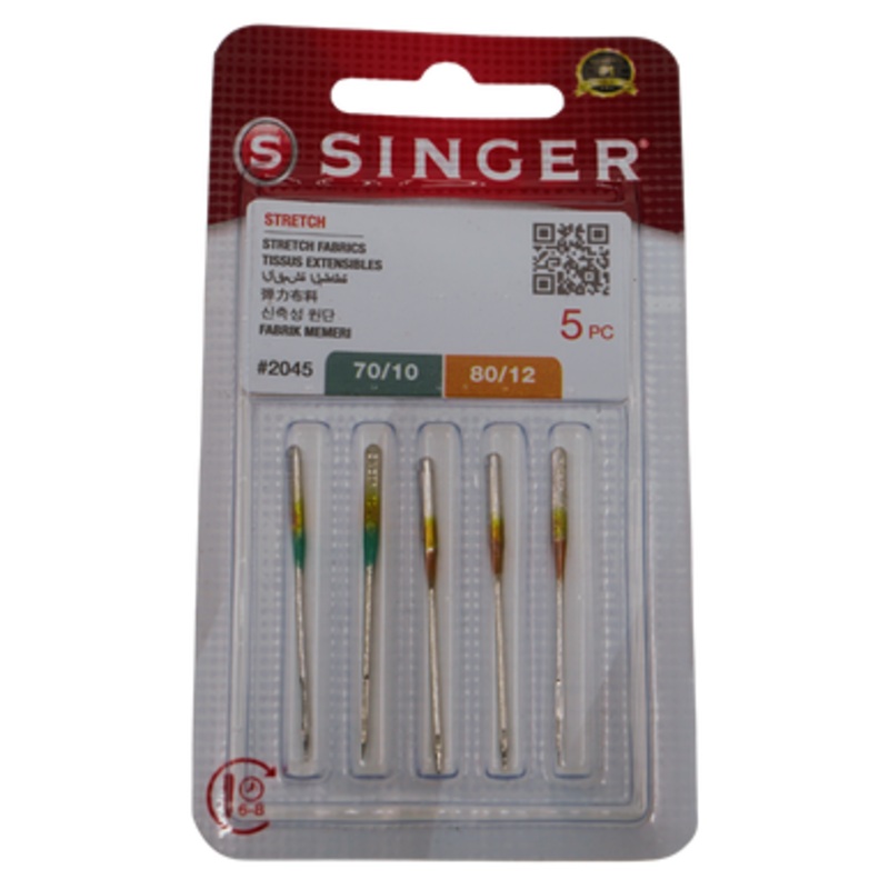 SINGER Ballpoint / Stretch Fabric Needles