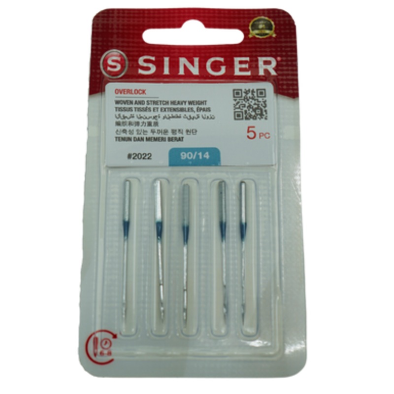 SINGER Overlocker Needles for 14SH, 14T, 14HD